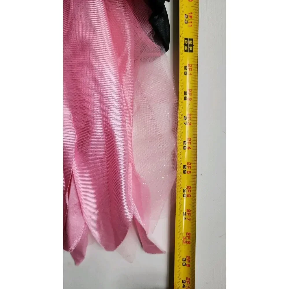Disguise Costume Graveyard Fairy Pink/Black Youth 7-9 Gothic Halloween